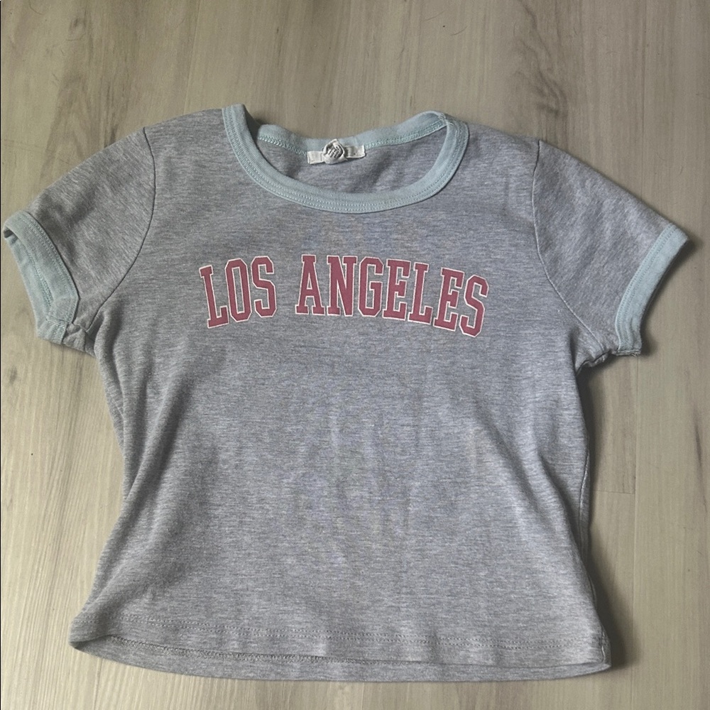 Full Tilt Gray and Red Kids Tee